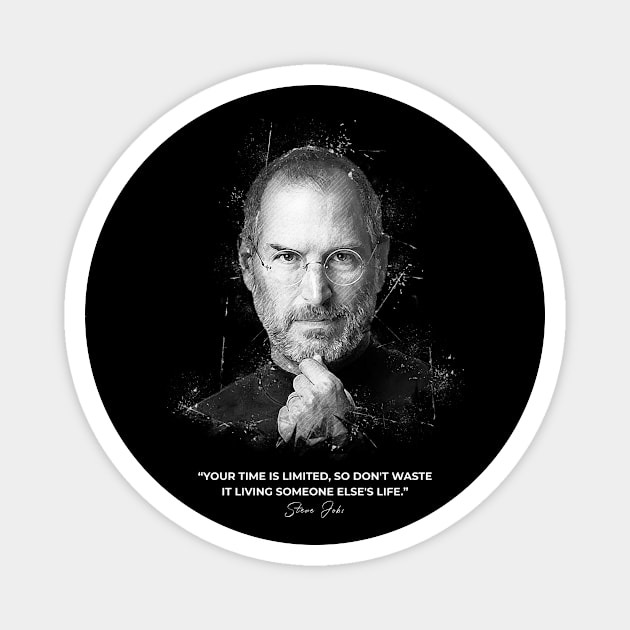 Steve Jobs Magnet by Creativedy Stuff